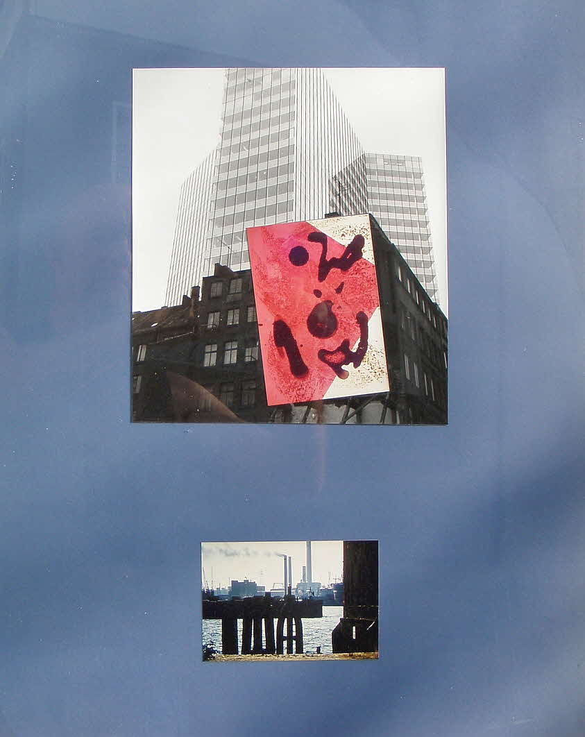 Herbert Kindermann - Collage Hamburg 01 - 60 x 50 cm - 1974 - 39 € mtl./K 450 €