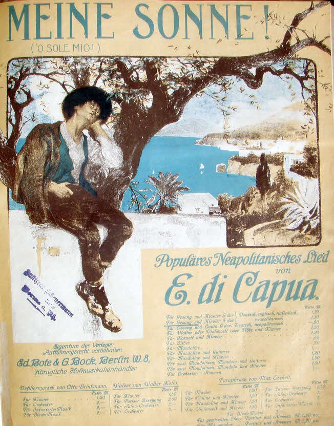 Eduardo Di Capua (* 12. Mrz 1865 in Neapel;  3. Oktober 1917 ebenda) war ein italienischer Komponist.

Di Capua wurde als Sohn eines Musikers geboren. Mit seinem Vater bereiste er viele Lnder Europas. Als er im April 1898 mit diesem in Odessa war, komponierte er die Melodie von O sole mio. Spter fgte er dem Lied noch einen Text hinzu  - 39 € mtl./K 350 €