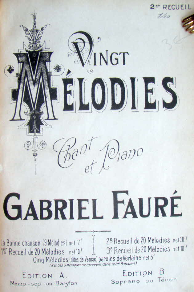 Gabriel Urbain Faur (* 12. Mai 1845 in Pamiers, Dpartement Arige, Midi-Pyrnes;  4. November 1924 in Paris) war ein franzsischer Komponist, der vor allem Vokal-, Klavier- und Kammermusik schrieb  - 39 € mtl./K 350 €