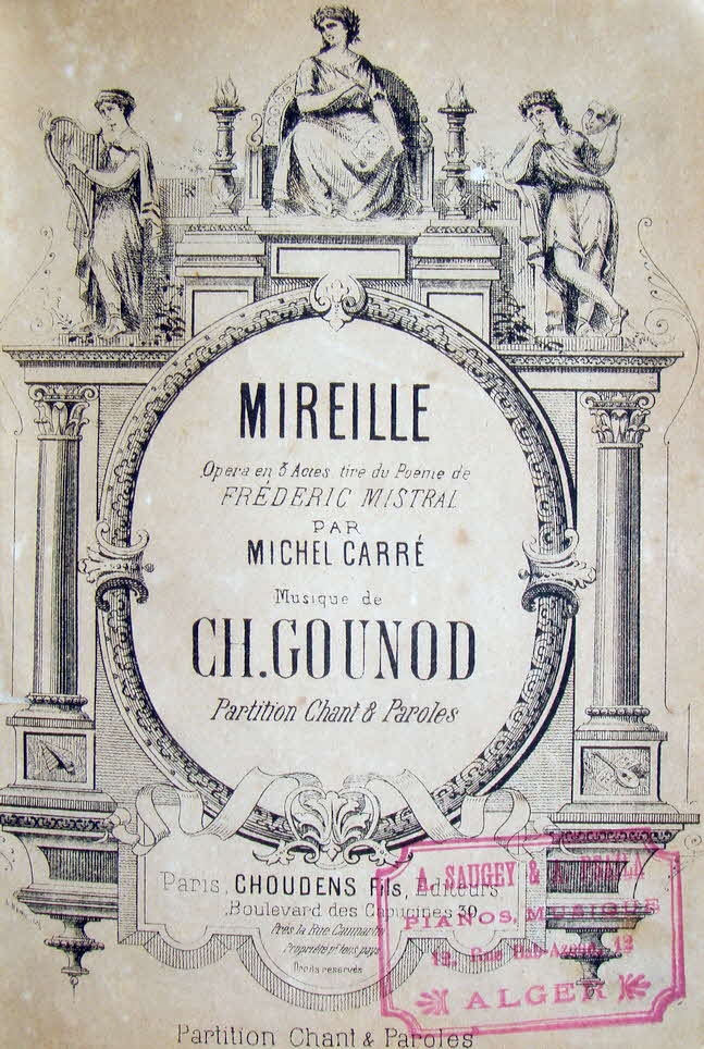 Charles Franois Gounod (* 17. Juni 1818 in Paris;  18. Oktober 1893 in Saint-Cloud) war ein franzsischer Komponist.

Mireille Erstauffhrung 1864 - 39 € mtl./K 350 €