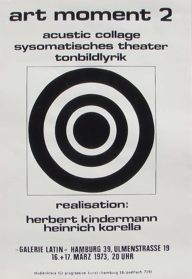 Herbert Kindermann - Ausstellung 1973 - 67 x 46 cm - 39 € mtl./K 450 €