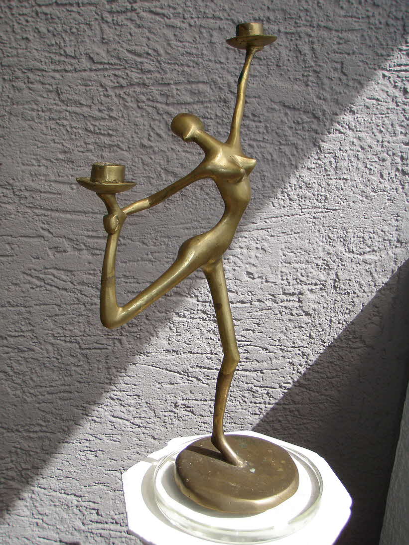 Tänzerin - Bronze - 52 x 25 x 22 cm  - Afrika um 1980 - 39 € mtl./K 350 €