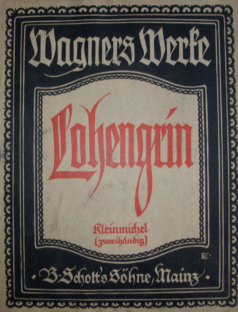 Richard Wagner (1813-1883)  Lohengrin   Libretto November 1845   Musik August 1847   Erstauffhrung 28.August 1850 Weimar - 39 € mtl./K 350 €
