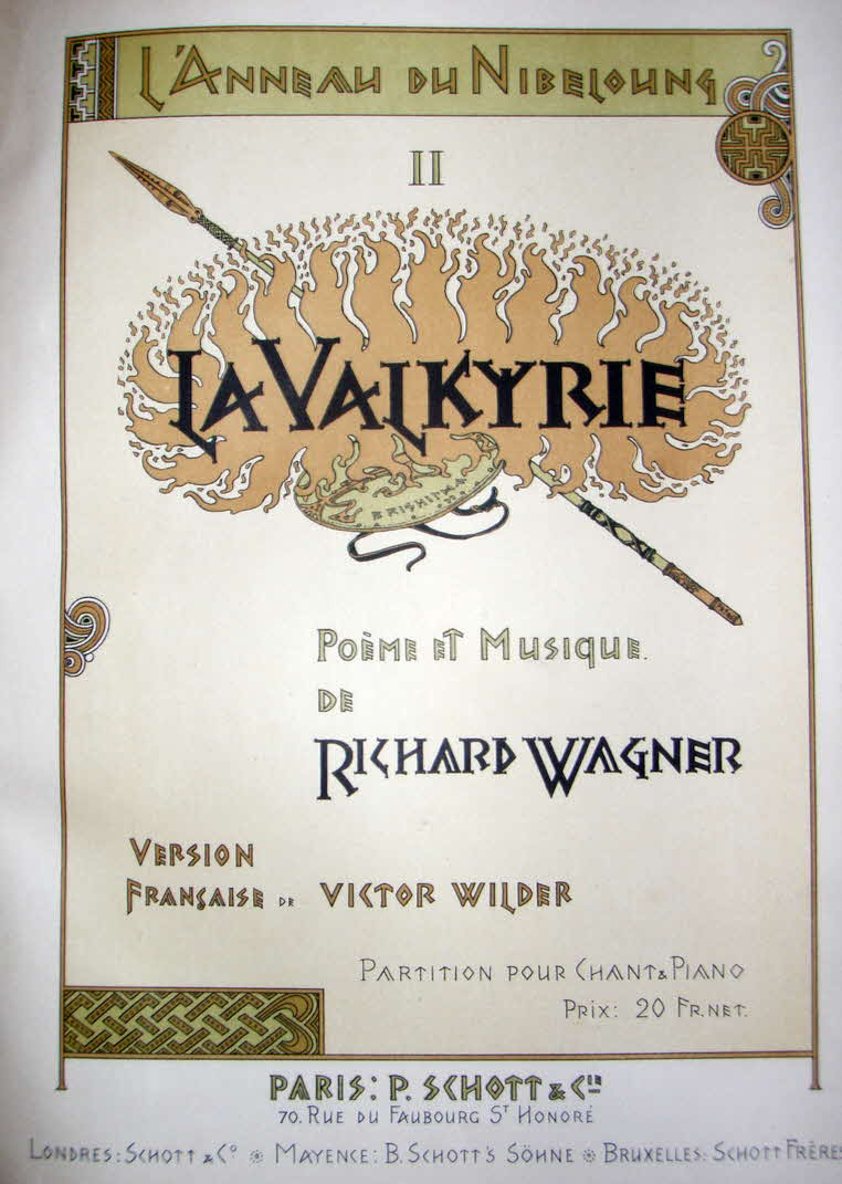 Richard Wagner (1813-1883)  Die Walkre   Libretto Juli 1852   Musik Mrz 1856	  Erstauffhrung 26.Juni 1870 Mnchen - 39 € mtl./K 350 €
