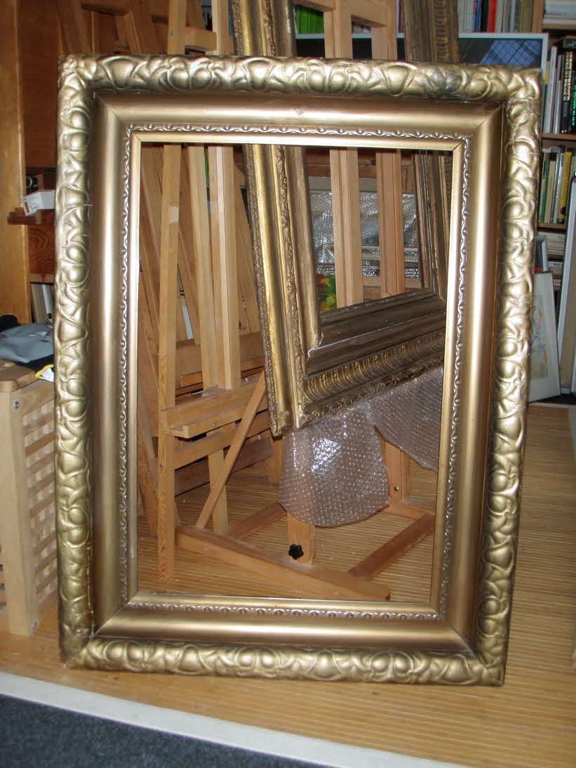 Rahmen Holz - Stuck 105 x 78 cm   - 59 € mtl./K 450 €