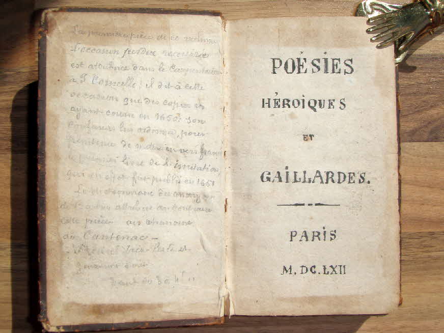 Gedichte und Gaillardes - Paris - 1662 - 9 x 14 cm - 170 Seiten -  89 € mtl./K 650 €