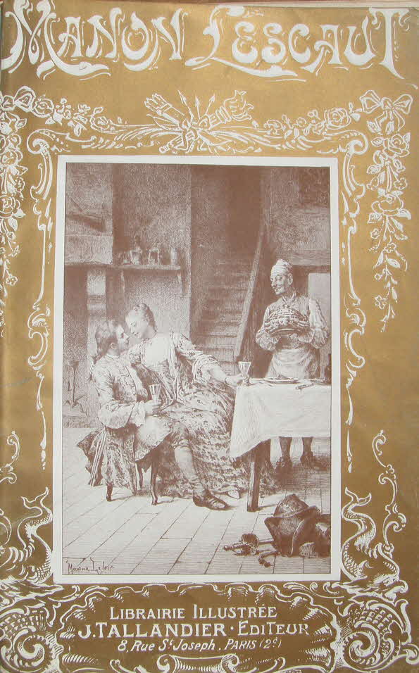 Le Histoire de Manon Lescaut - L'Abbe Prevost - Paris 1911  - 17 x 25 cm - 206 Seiten - Prachtausgabe mit Kupferstichen -  59 € mtl./K 450 €