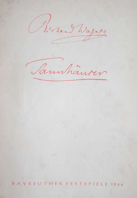 Bayreuther Festspiele 1966